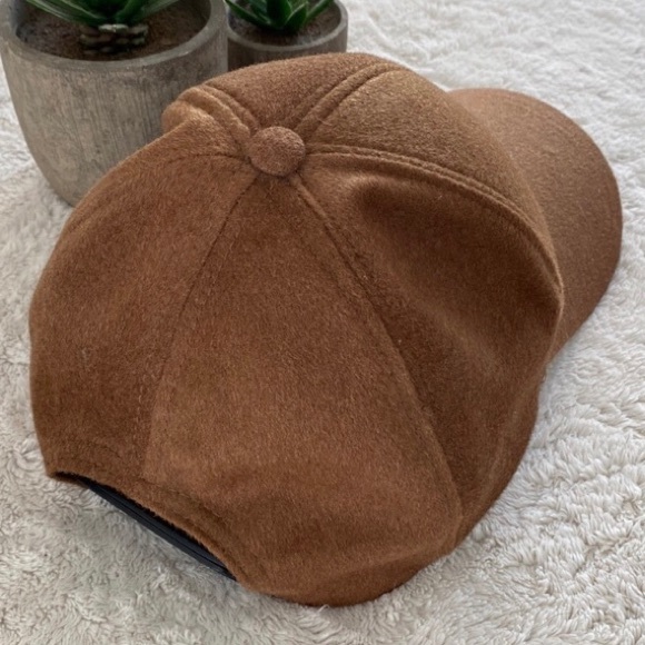 NWOT ZARA Men’s Medium brown SnapBack hat - Picture 3 of 6